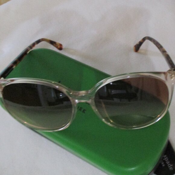 Kate Spade Kaiafs Crystal Oversized Round Sunglasses New in Case - Picture 6 of 9